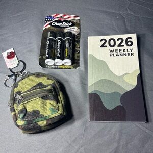 Camo Green and Brown Mini Backpack Keychain